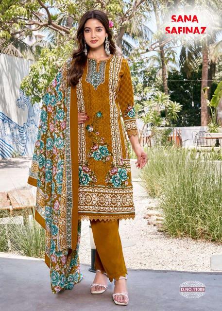 Ganesha sana safinaz vol-11 cotton dress material wholesale price
